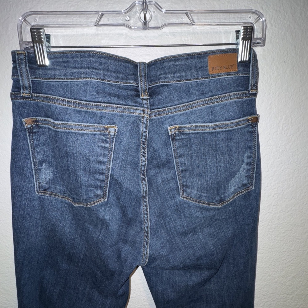 Judy Blue JB82251DK Womens Size 7/28 Relaxed Fit Dark Wash Stretch Denim Jeans - Picture 9 of 16